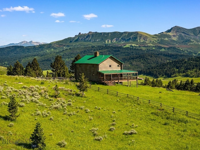 755 Coffee Creek Rd, Bozeman, MT 59715 - view of mountain background featuring rural landscape