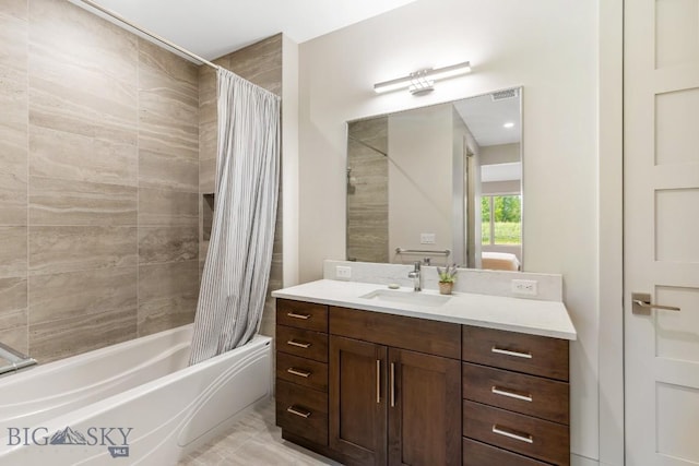 20 Caymus Ln Unit D, Bozeman, MT 59718 - full bathroom with shower / tub combo with curtain and vanity