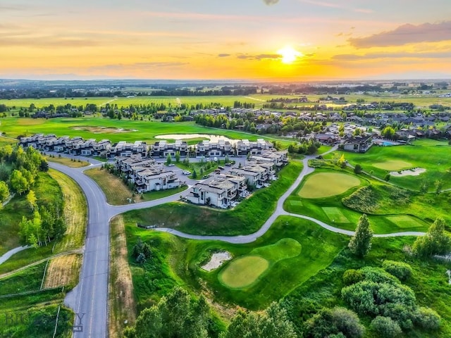 20 Caymus Ln Unit D, Bozeman, MT 59718 - aerial view at dusk of view of golf course and a residential view