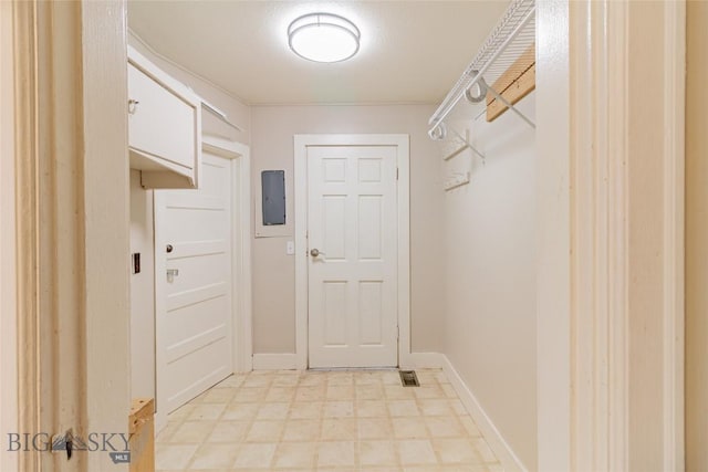 1823 Lafayette, Butte, MT 59701 - mudroom featuring light flooring and electric panel