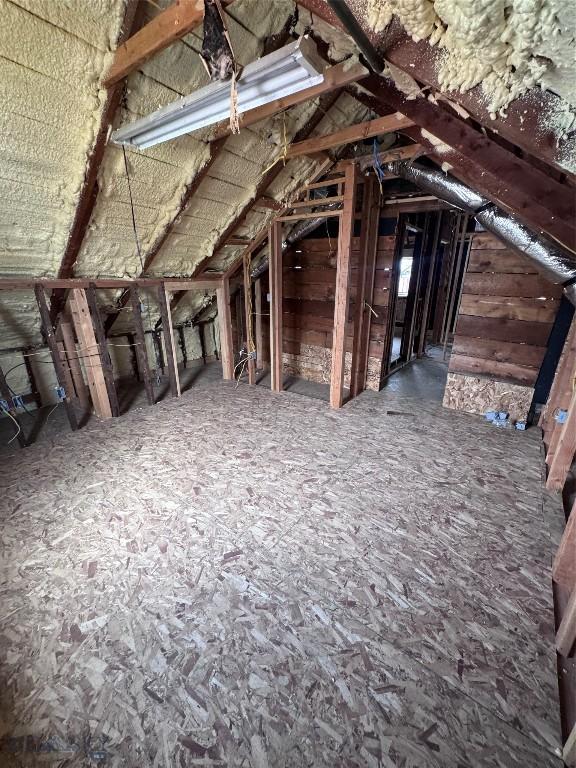 422 S Colorado, Butte, MT 59701 - view of unfinished attic