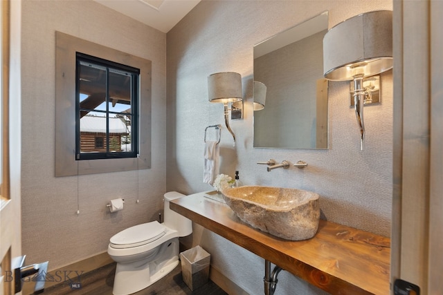 77 Tanager Frk Unit 29, Big Sky, MT 59716 - bathroom with toilet and a sink