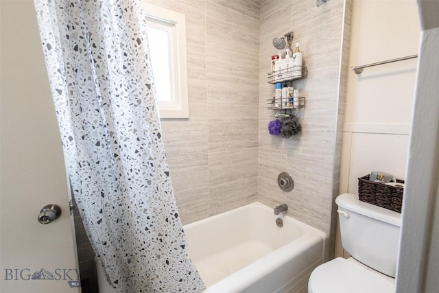 721 W Park Ave, Anaconda, MT 59711 - full bath featuring shower / bath combination with curtain and toilet
