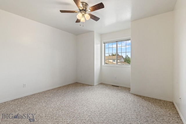605 Prairie Ave, Bozeman, MT 59718 - carpeted spare room with ceiling fan and baseboards