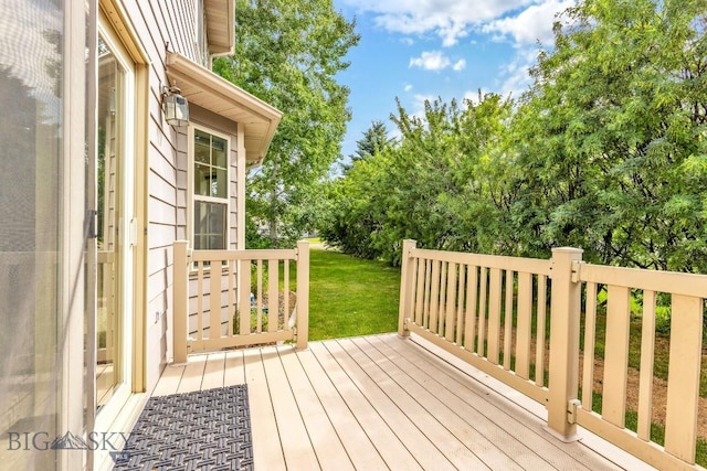 605 Prairie Ave, Bozeman, MT 59718 - deck featuring a yard