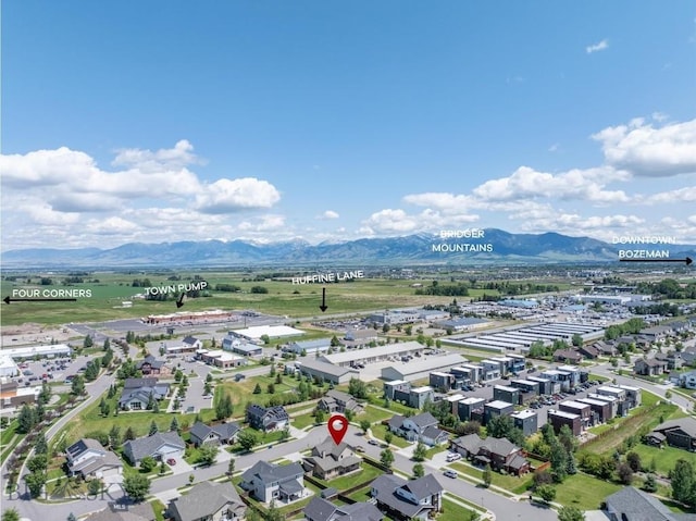 56 Koch Peak Ct, Bozeman, MT 59718 - aerial view of mountains