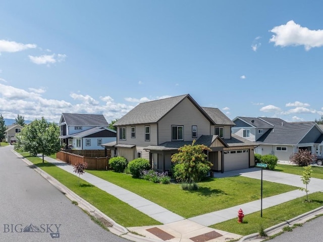 56 Koch Peak Ct, Bozeman, MT 59718 - view of front of home featuring a residential view, driveway, and roof with shingles