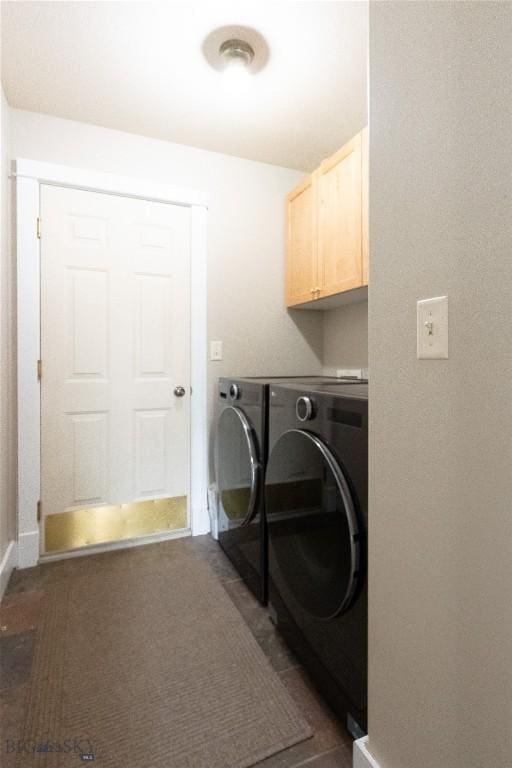 911 N Aster, Bozeman, MT 59718 - laundry area with cabinet space and washer and clothes dryer