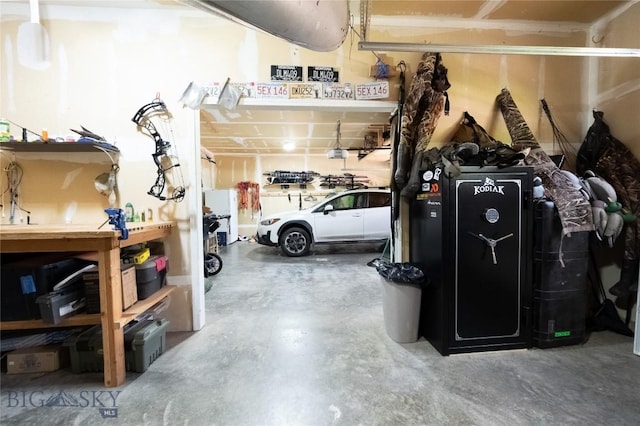 911 N Aster, Bozeman, MT 59718 - garage featuring a workshop area
