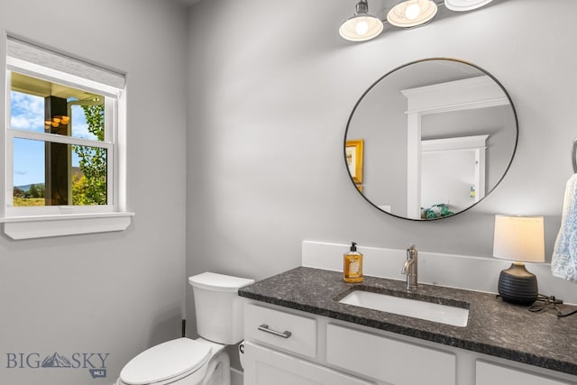 85 Riparian Way, Bozeman, MT 59718 - bathroom featuring vanity and toilet