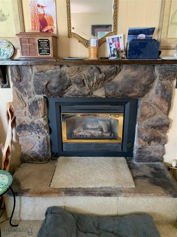 2320 S S Dr, Butte, MT 59701 - detailed view of a fireplace