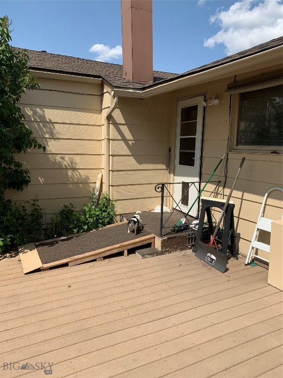 2320 S S Dr, Butte, MT 59701 - view of deck