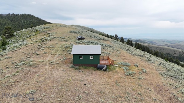 357 Pole Gulch Rd, Three Forks, MT 59752 - view from above of property with a mountainous background