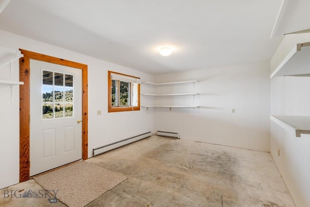 2 Eight Mile Creek Rd, Ennis, MT 59729 - storage area featuring a baseboard heating unit