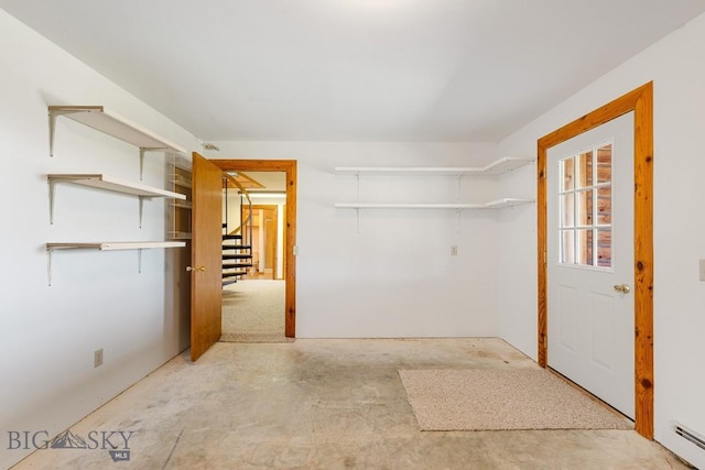 2 Eight Mile Creek Rd, Ennis, MT 59729 - walk in closet featuring a baseboard radiator