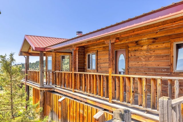 2 Eight Mile Creek Rd, Ennis, MT 59729 - view of home's exterior with a metal roof