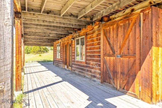 2 Eight Mile Creek Rd, Ennis, MT 59729 - view of wooden terrace