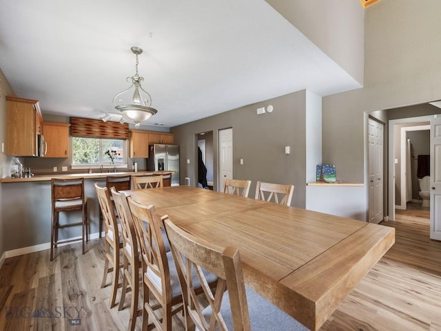 417 Firelight, Big Sky, MT 59716 - dining space with light wood-style flooring