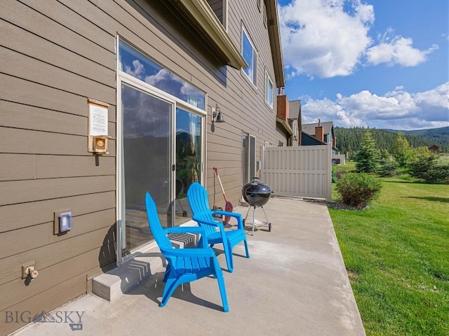 417 Firelight, Big Sky, MT 59716 - view of patio featuring area for grilling