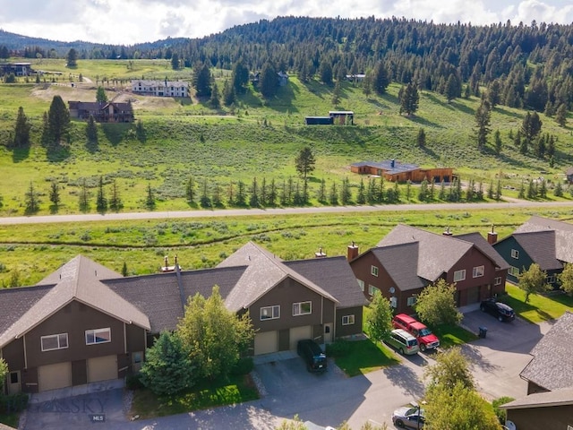 417 Firelight, Big Sky, MT 59716 - bird's eye view of a heavily wooded area