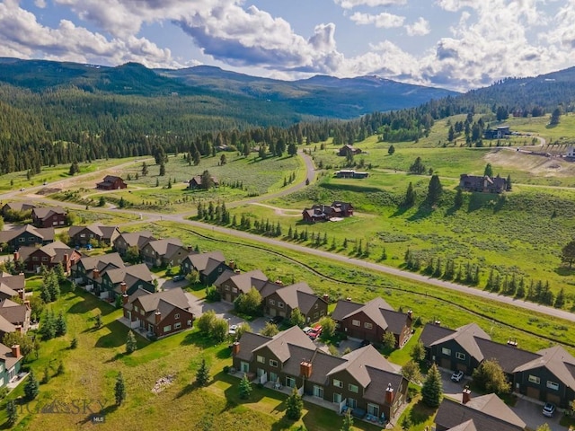417 Firelight, Big Sky, MT 59716 - drone / aerial view of a mountainous background