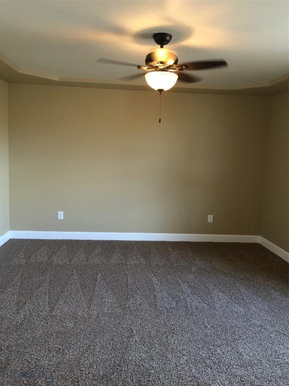 639 Avon Cir, Butte, MT 59701 - empty room featuring a ceiling fan and carpet