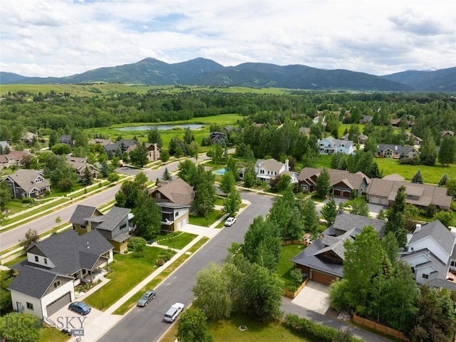 89 W Fieldview St, Bozeman, MT 59715 - aerial perspective of suburban area featuring a water and mountain view