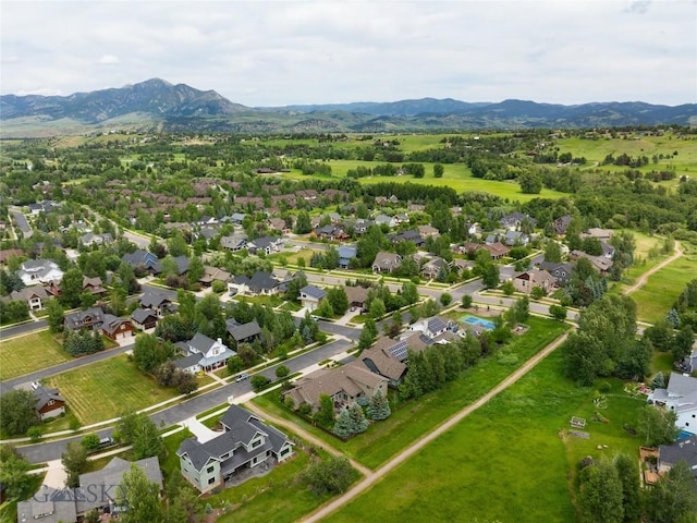 89 W Fieldview St, Bozeman, MT 59715 - aerial perspective of suburban area featuring mountains