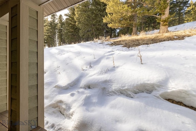 15 Spotted Fawn Ct, Big Sky, MT 59716 - view of snowy yard