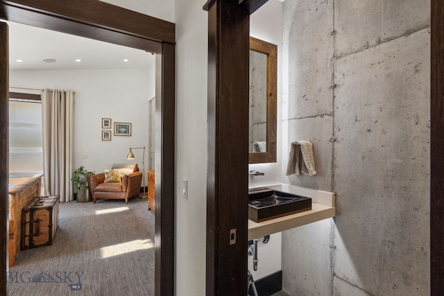 4412 Bembrick St, Bozeman, MT 59718 - corridor featuring carpet floors