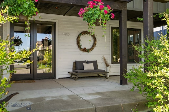 4412 Bembrick St, Bozeman, MT 59718 - property entrance with french doors