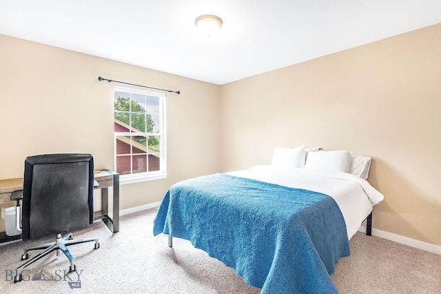 4619 Cascade St, Bozeman, MT 59718 - carpeted bedroom featuring baseboards and a desk