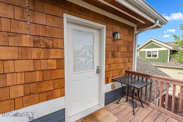 4619 Cascade St, Bozeman, MT 59718 - view of exterior entry featuring a balcony