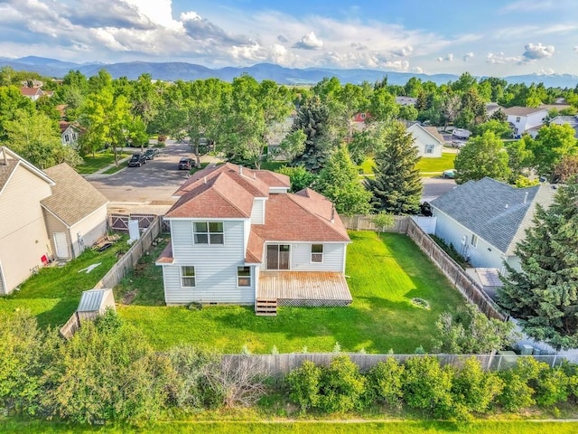 3601 Ravalli St, Bozeman, MT 59718 - aerial view of property and surrounding area with a mountain backdrop