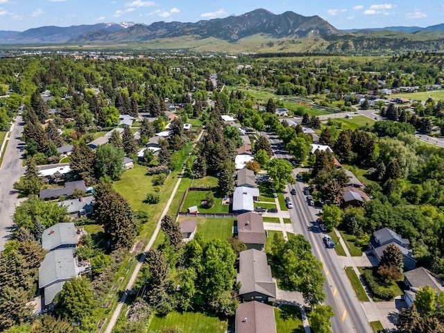 1721 S Willson Ave, Bozeman, MT 59715 - aerial view of residential area with mountains