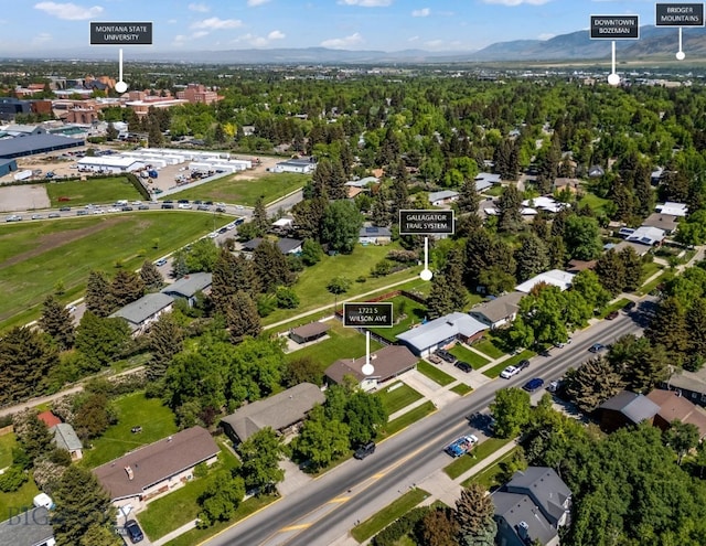 1721 S Willson Ave, Bozeman, MT 59715 - drone / aerial view