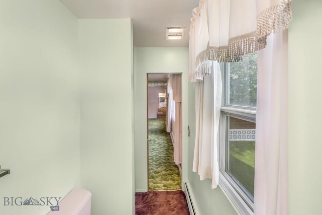 1721 S Willson Ave, Bozeman, MT 59715 - bathroom with a baseboard radiator and baseboards