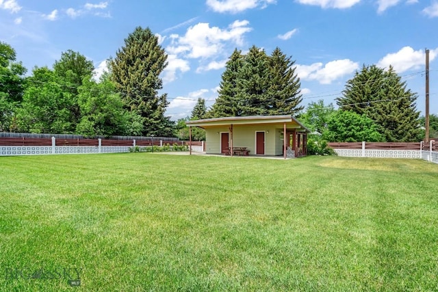 1721 S Willson Ave, Bozeman, MT 59715 - fenced backyard featuring a patio