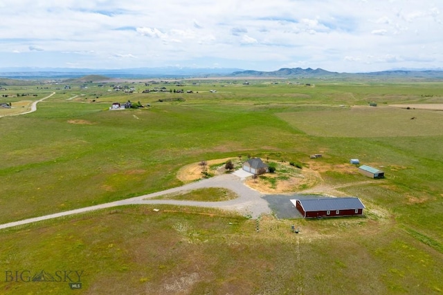 375 Price Rd, Three Forks, MT 59752 - overview of rural landscape featuring a mountain backdrop
