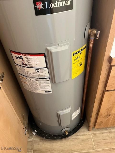 21 Sitting Bull Rd Unit 1233, Big Sky, MT 59716 - utility room with water heater