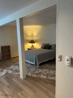 21 Sitting Bull Rd Unit 1233, Big Sky, MT 59716 - bedroom with wood finished floors