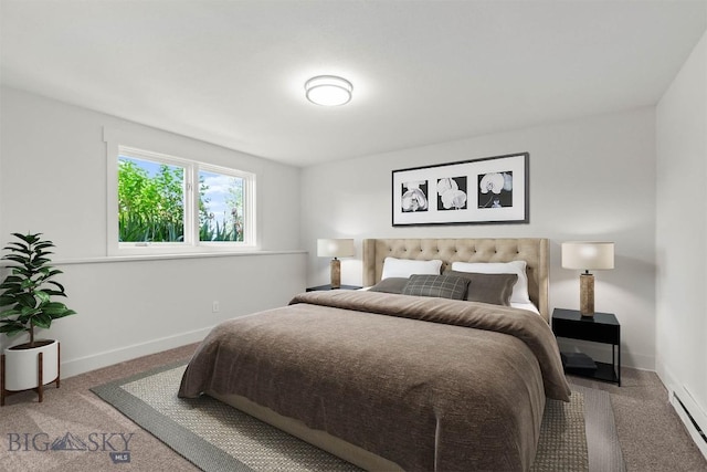 4901 Itana Cir, Bozeman, MT 59715 - carpeted bedroom featuring baseboard heating and baseboards