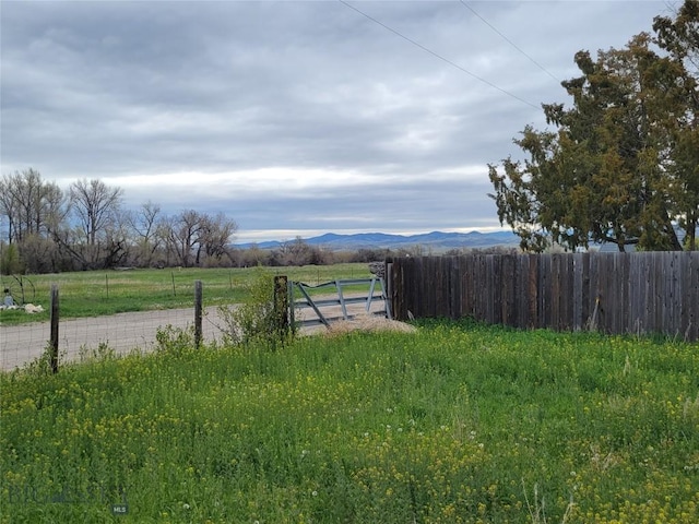 60 E Old Town Main St, Three Forks, MT 59752 - view of yard featuring a mountain view and a rural view