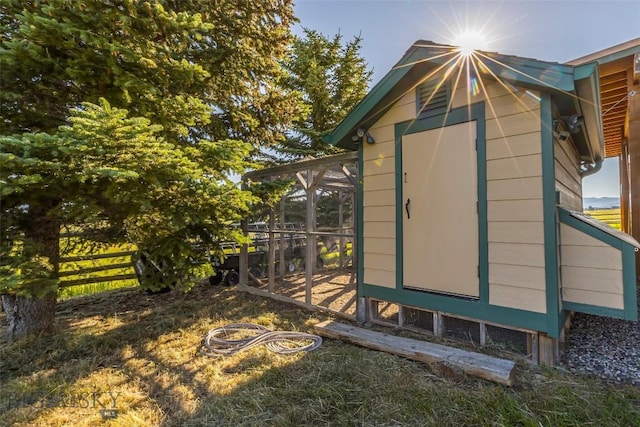 390 Hayrake Ln, Bozeman, MT 59715 - view of poultry coop