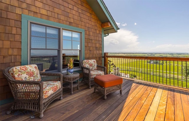 390 Hayrake Ln, Bozeman, MT 59715 - deck featuring a view of rural / pastoral area