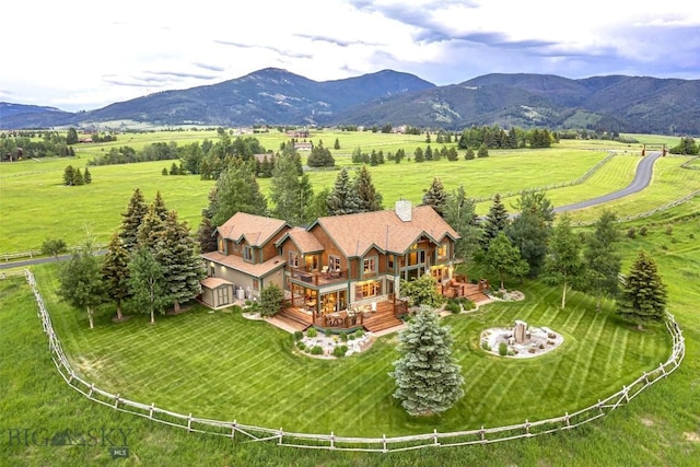 390 Hayrake Ln, Bozeman, MT 59715 - aerial view of sparsely populated area with mountains