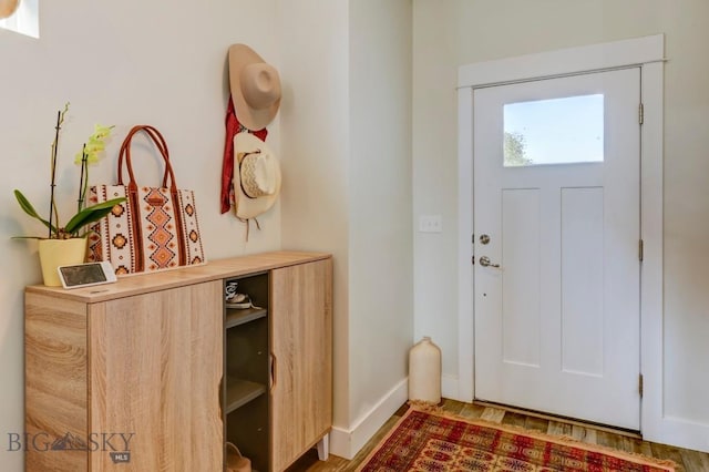 2002 Chipset St Unit A, Bozeman, MT 59718 - entrance foyer with wood finished floors and baseboards