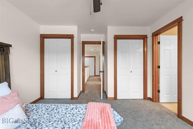 332 N Cottonwood Rd Unit F, Bozeman, MT 59718 - bedroom featuring carpet and ceiling fan