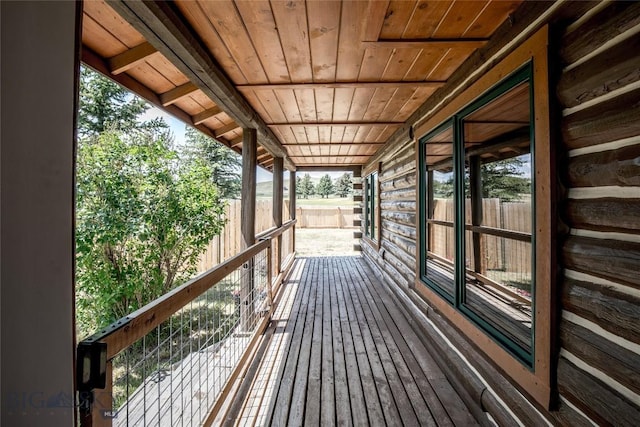 107 Antelope Meadows Rd, Ennis, MT 59729 - view of wooden deck