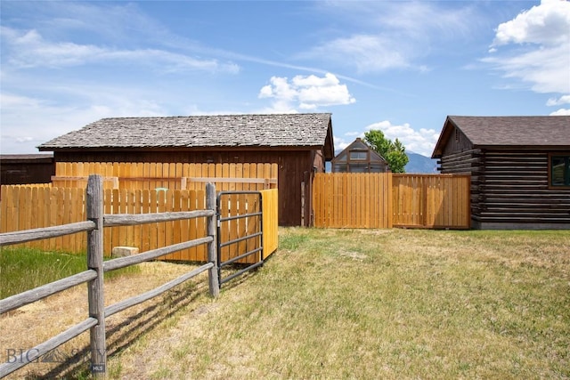 107 Antelope Meadows Rd, Ennis, MT 59729 - view of yard featuring an outdoor structure and an exterior structure